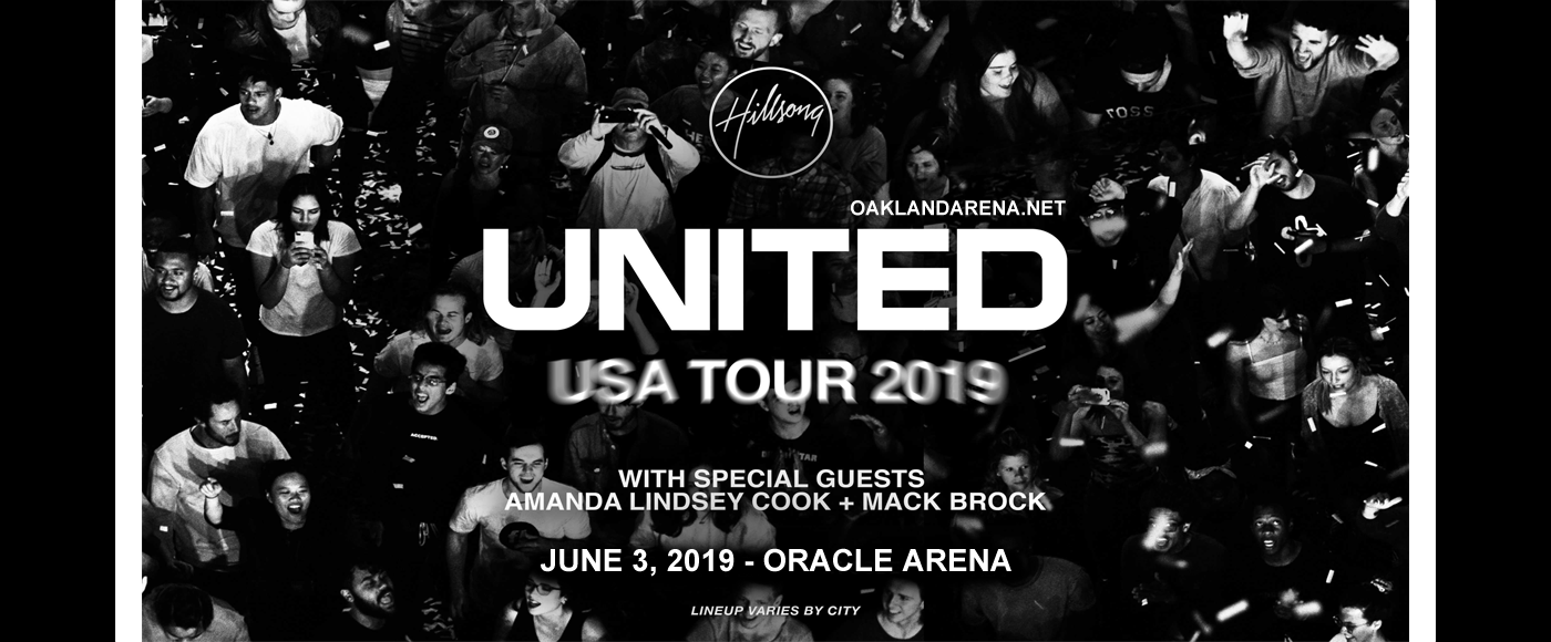 Hillsong United Tickets 3rd June Oakland Arena in Oakland, California