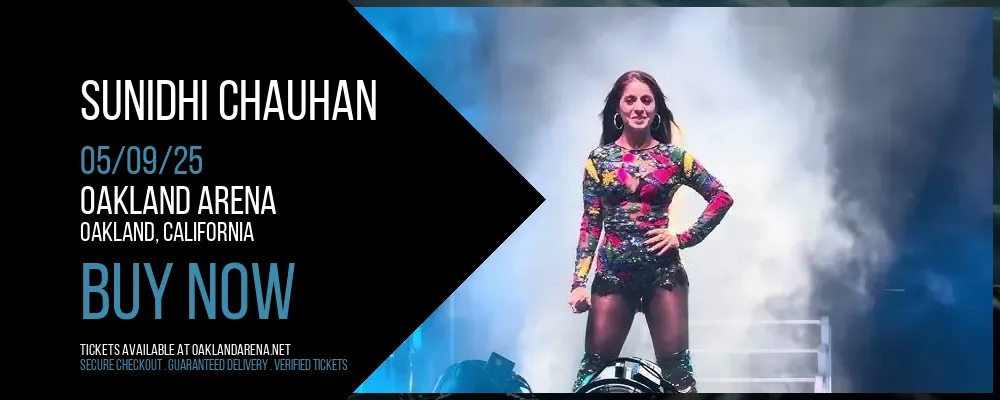 Sunidhi Chauhan at Oakland Arena